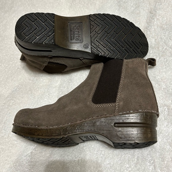 Sanita Hudson Oiled Leather Boots Professional Clogs for women - Picture 3 of 6